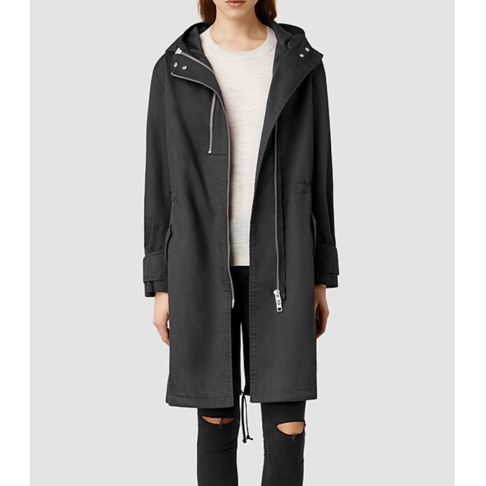 ALL SAINTS Dark Gray Broc Parka 💕